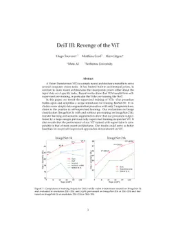 DeiT III: Revenge of the ViT