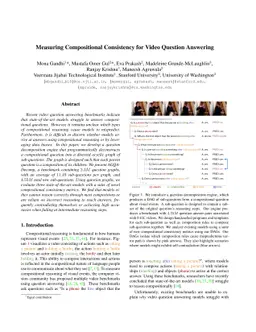 Measuring Compositional Consistency for Video Question Answering