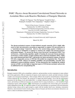 PARC: Physics-Aware Recurrent Convolutional Neural Networks to
  Assimilate Meso-scale Reactive Mechanics of Energetic Materials