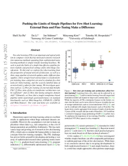 Pushing the Limits of Simple Pipelines for Few-Shot Learning: External
  Data and Fine-Tuning Make a Difference