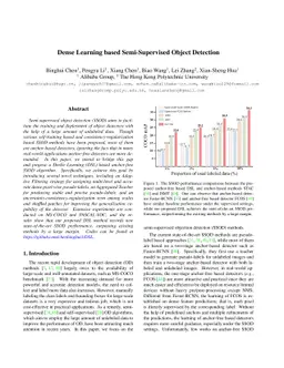 Dense Learning based Semi-Supervised Object Detection