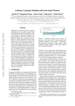 LaMemo: Language Modeling with Look-Ahead Memory