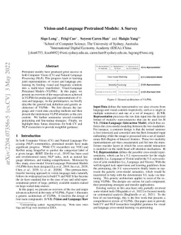 Vision-and-Language Pretrained Models: A Survey