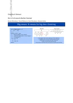 How to Use K-means for Big Data Clustering?