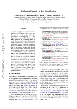 Evaluating Factuality in Text Simplification