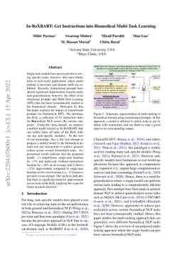In-BoXBART: Get Instructions into Biomedical Multi-Task Learning