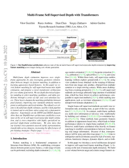 Multi-Frame Self-Supervised Depth with Transformers