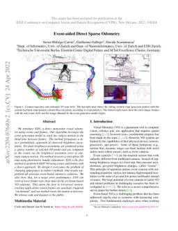 Event-aided Direct Sparse Odometry