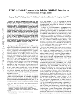 UFRC: A Unified Framework for Reliable COVID-19 Detection on
  Crowdsourced Cough Audio
