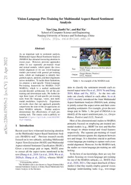 Vision-Language Pre-Training for Multimodal Aspect-Based Sentiment
  Analysis