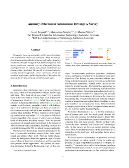 Anomaly Detection in Autonomous Driving: A Survey