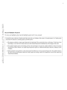 End-to-end Weakly-supervised Single-stage Multiple 3D Hand Mesh
  Reconstruction from a Single RGB Image