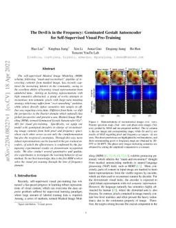 The Devil is in the Frequency: Geminated Gestalt Autoencoder for
  Self-Supervised Visual Pre-Training