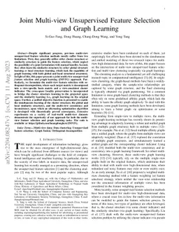 Joint Multi-view Unsupervised Feature Selection and Graph Learning