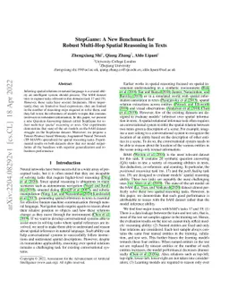 StepGame: A New Benchmark for Robust Multi-Hop Spatial Reasoning in
  Texts