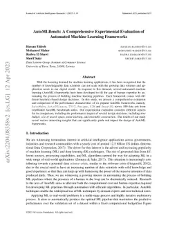AutoMLBench: A Comprehensive Experimental Evaluation of Automated
  Machine Learning Frameworks