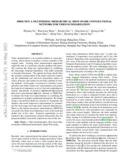 MHSCNet: A Multimodal Hierarchical Shot-aware Convolutional Network for
  Video Summarization