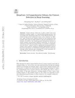 DeepCore: A Comprehensive Library for Coreset Selection in Deep Learning