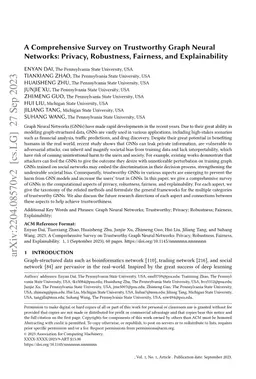 A Comprehensive Survey on Trustworthy Graph Neural Networks: Privacy,
  Robustness, Fairness, and Explainability