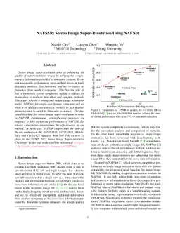 NAFSSR: Stereo Image Super-Resolution Using NAFNet