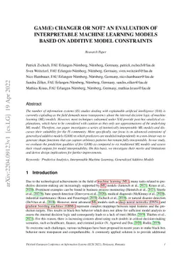 GAM(e) changer or not? An evaluation of interpretable machine learning
  models based on additive model constraints