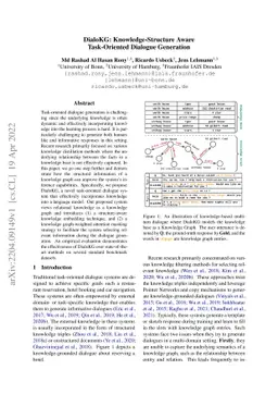 DialoKG: Knowledge-Structure Aware Task-Oriented Dialogue Generation