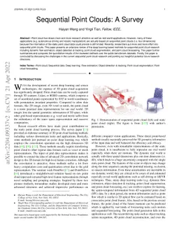 Sequential Point Clouds: A Survey