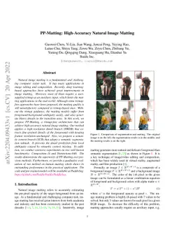 PP-Matting: High-Accuracy Natural Image Matting