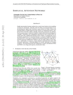 Simplicial Attention Networks