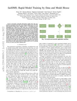 fairDMS: Rapid Model Training by Data and Model Reuse