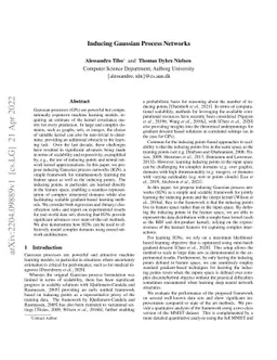 Inducing Gaussian Process Networks