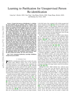 Learning to Purification for Unsupervised Person Re-identification