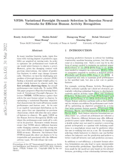 VFDS: Variational Foresight Dynamic Selection in Bayesian Neural
  Networks for Efficient Human Activity Recognition