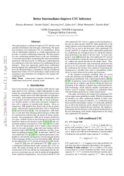 Better Intermediates Improve CTC Inference