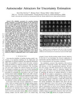 Autoencoder Attractors for Uncertainty Estimation