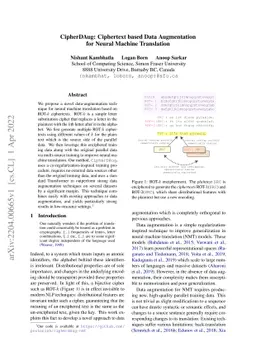 CipherDAug: Ciphertext based Data Augmentation for Neural Machine
  Translation