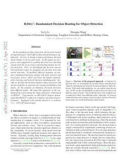 R(Det)^2: Randomized Decision Routing for Object Detection
