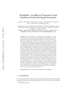 PixelFolder: An Efficient Progressive Pixel Synthesis Network for Image
  Generation