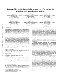 ComputableViz: Mathematical Operators as a Formalism for Visualization
  Processing and Analysis
