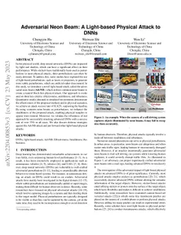 Adversarial Neon Beam: A Light-based Physical Attack to DNNs