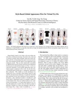 Style-Based Global Appearance Flow for Virtual Try-On