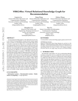 VRKG4Rec: Virtual Relational Knowledge Graphs for Recommendation