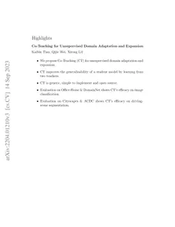 Co-Teaching for Unsupervised Domain Adaptation and Expansion