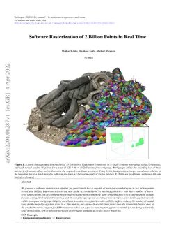 Software Rasterization of 2 Billion Points in Real Time