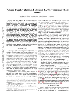 Path and trajectory planning of a tethered UAV-UGV marsupial robotic
  system