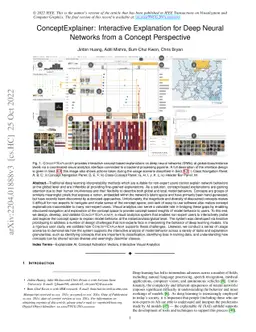 ConceptExplainer: Interactive Explanation for Deep Neural Networks from
  a Concept Perspective