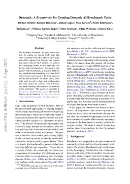 Dynatask: A Framework for Creating Dynamic AI Benchmark Tasks