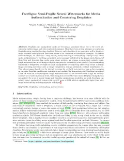 FaceSigns: Semi-Fragile Neural Watermarks for Media Authentication and
  Countering Deepfakes