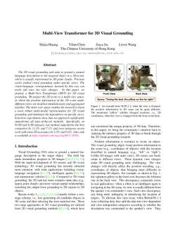 Multi-View Transformer for 3D Visual Grounding