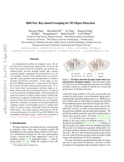 RBGNet: Ray-based Grouping for 3D Object Detection